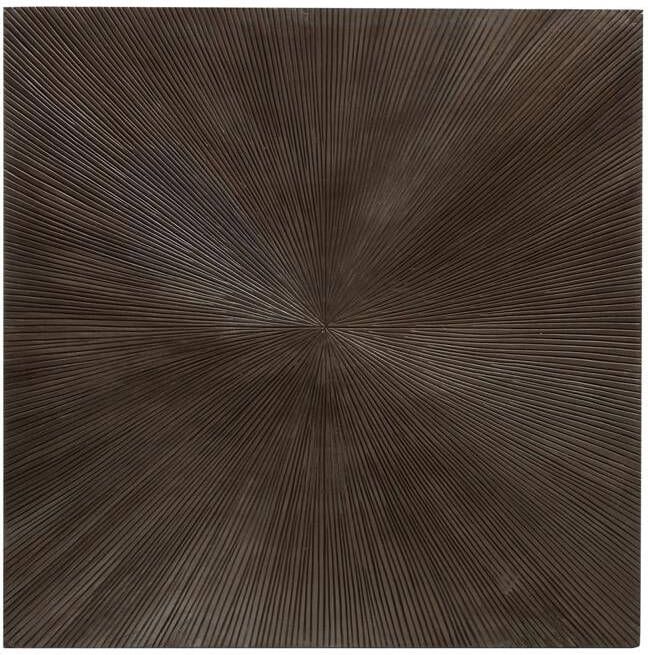 Ptmd Collection PTMD Zapp brown ribbed wallpanel square s