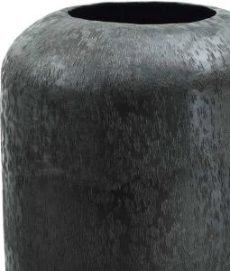 PTMD Zess Bloempot 20 x 20 x 100 5 cm Aluminium Zwart
