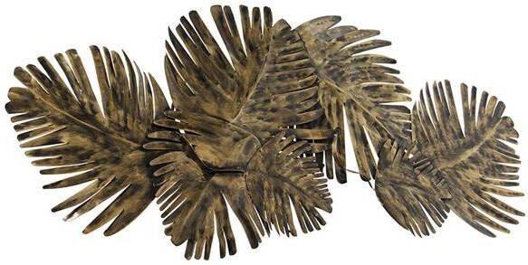 QAZQA Art Deco wandlamp antiek goud 105 cm 2-lichts Lauf