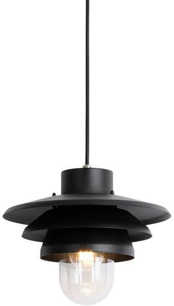QAZQA Design buiten hanglamp zwart IP44 Morty