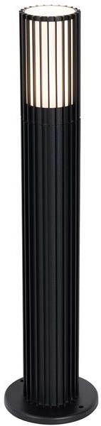 QAZQA Design buiten paaltje zwart 50 cm IP44 Boris