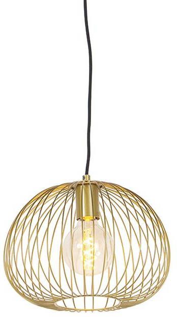QAZQA Design hanglamp goud Wire Dough