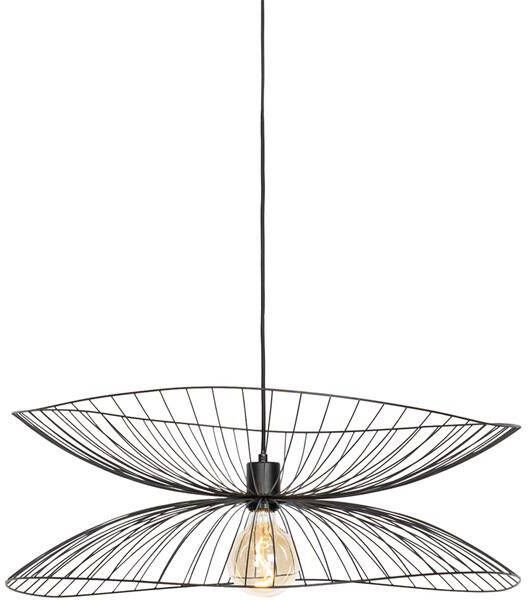 QAZQA Design hanglamp zwart Pua