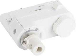 QAZQA Hanglamp adapter voor 3-fase rail wit 3-Phase