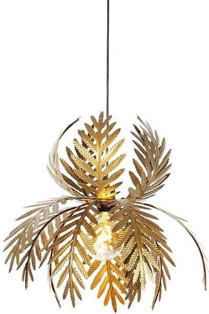 QAZQA Vintage hanglamp goud Botanica