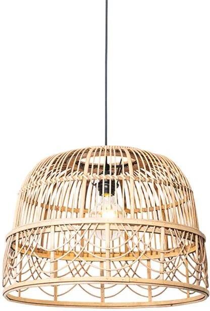 QAZQA Oosterse hanglamp rotan 44 cm Michelle