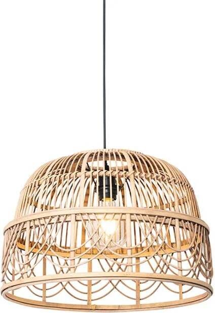 QAZQA Oosterse hanglamp rotan 49 cm Michelle