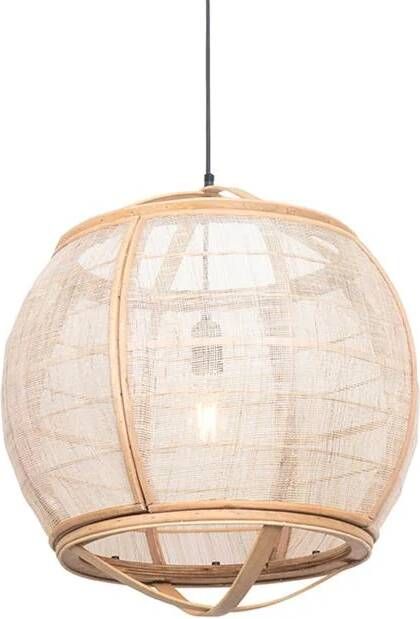 QAZQA Oosterse hanglamp bruin 50 cm Pascal