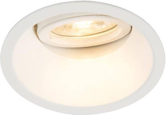 QAZQA Inbouwspot wit draai- en kantelbaar Alloy