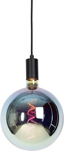 QAZQA Industriële hanglamp zwart incl. LED G200 dimbaar Facil
