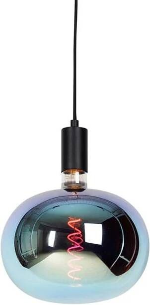 QAZQA Industriële hanglamp zwart incl. LED G220 dimbaar Facil
