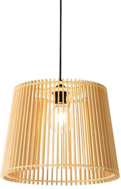 QAZQA Landelijke buiten hanglamp hout IP44 Jayla