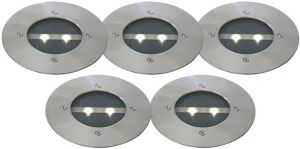 QAZQA LED Solarlamp tiny Staal Modern D 12cm