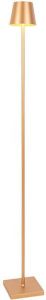 QAZQA LED staande Buitenlamp jackson Goud Design L 13cm