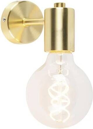 QAZQA Smart Art Deco wandlamp goud incl. G95 WiFi lichtbron Facil