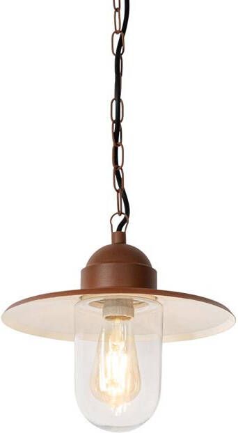 QAZQA Moderne buiten hanglamp roestbruin IP44 Kansas