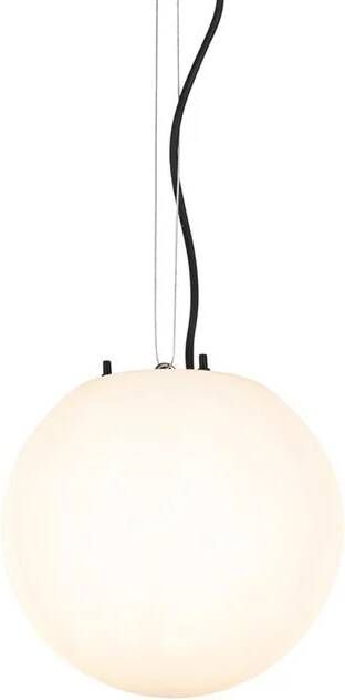 QAZQA Moderne buiten hanglamp wit 25 cm IP65 Nura