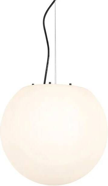 QAZQA Moderne buiten hanglamp wit 35 cm IP65 Nura