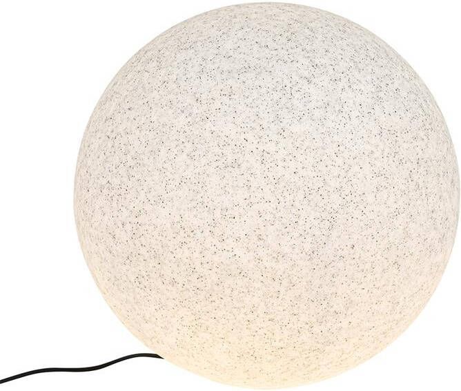 QAZQA Moderne buitenlamp grijs 56 cm IP65 Nura