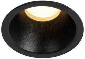 QAZQA Moderne inbouwspot zwart 35 mm IP44 Dept