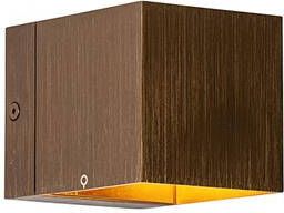 QAZQA Moderne wandlamp donkerbrons Transfer