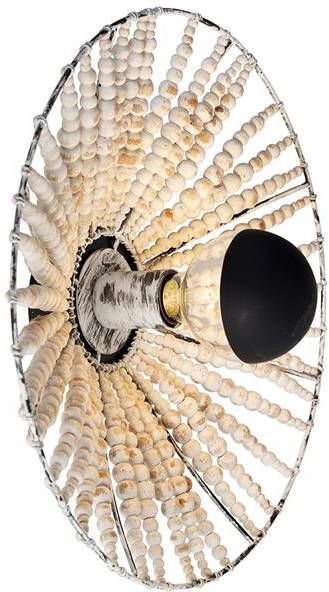 QAZQA Oosterse wandlamp beige met kralen Moti