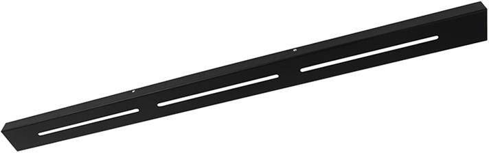QAZQA Plafondplaat zwart 120cm voor 2 3 of 5 hanglampen