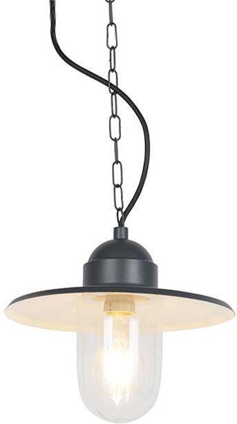 QAZQA Smart buiten hanglamp antraciet IP44 incl. Wifi ST64 Kansas