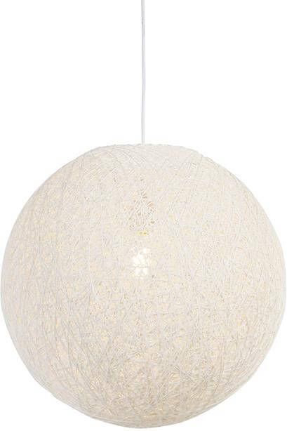 QAZQA Smart hanglamp wit 45 cm incl. Wifi A60 Corda