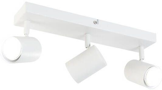 QAZQA Smart plafondlamp wit rechthoekig incl. 3 Wifi GU10 Jeana