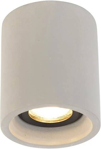 QAZQA Smart ronde plafondspot beton incl. Wifi GU10 Deep