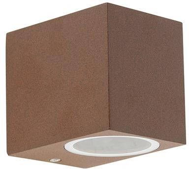 QAZQA Smart wandlamp roestbruin IP44 incl. Wifi GU10 Baleno