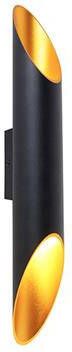 QAZQA Smart wandlamp zwart 5 6 cm incl. 2 Wifi GU10 Organo