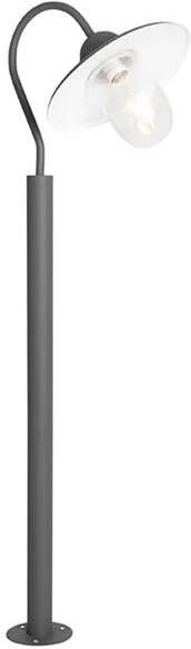 QAZQA Moderne staande buitenlamp donkergrijs 120 cm IP44 Kansas