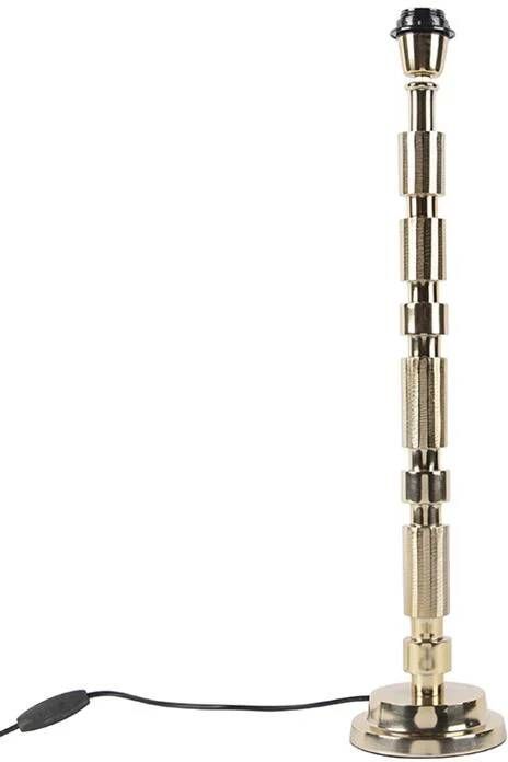 QAZQA Art Deco tafellamp goud zonder kap Torre