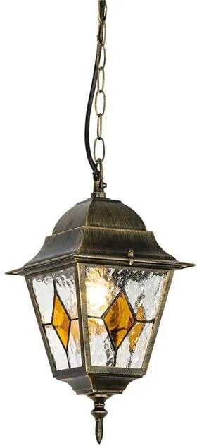 QAZQA Vintage buiten hanglamp antiek goud Antigua