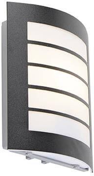 QAZQA Moderne buitenwandlamp zwart IP44 Miro