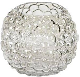 Rasteli Vaas Bolvormig Glas Grijs D 24 cm H 21.5 cm