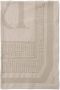 Rivièra Maison Riviera Maison Plaid Beige|Wit Monogram Jacquard Katoen - Thumbnail 1