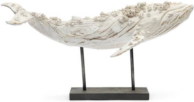 Rivièra Maison Riviera Maison Beeldje walvis Bruin Sculpture Hars Metaal