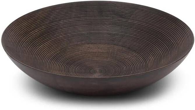 Rivièra Maison Riviera Maison Decoratieschaal Bruin Bangli Mangohout (ØxH) 35x9