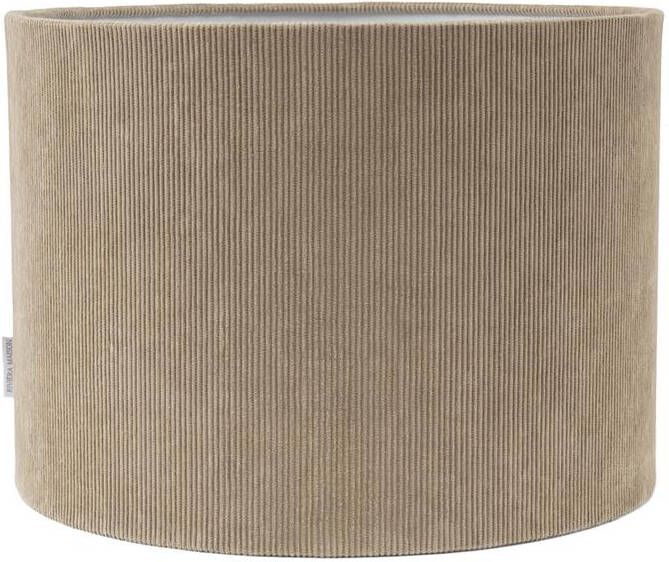 Rivièra Maison Riviera Maison Lampenkap beige ribbel stof Corduroy (ØxH) 40x30