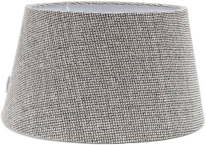 Rivièra Maison Riviera Maison Lampenkap Zwart|Wit Lanier Zijde|IJzer (ØxH) 45x25
