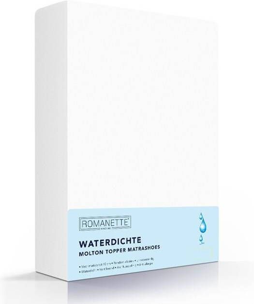 Romanette Topperbeschermer Waterdicht -180 x 220 cm