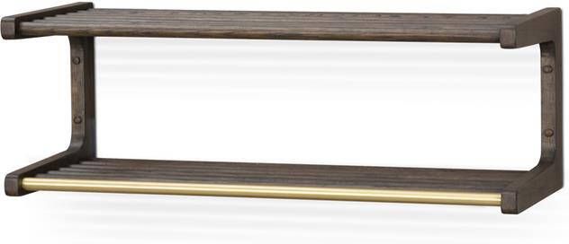 Rowico Home Inverness houten kapstok donker eiken 80 x 28 cm