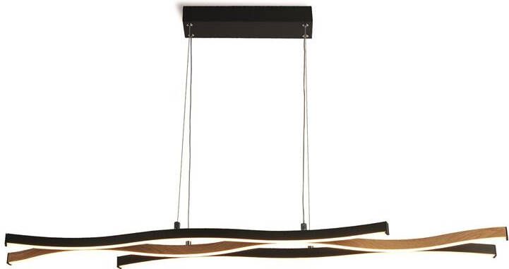 Searchlight Bari Hanglamp Swirl Wood