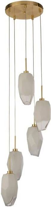 Searchlight Rocky Hanglamp Ø 32 cm Messing