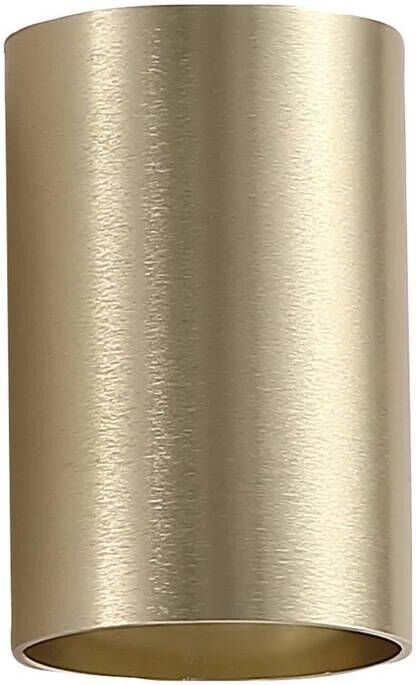 Searchlight Wall Wandlamp Cilinder H 10 cm Goud