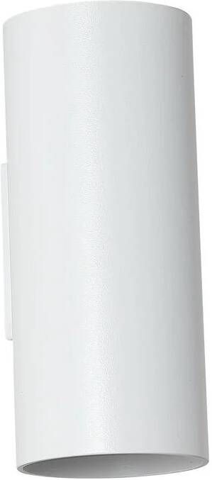 Searchlight Wall Wandlamp Cilinder H 15 4 cm Wit