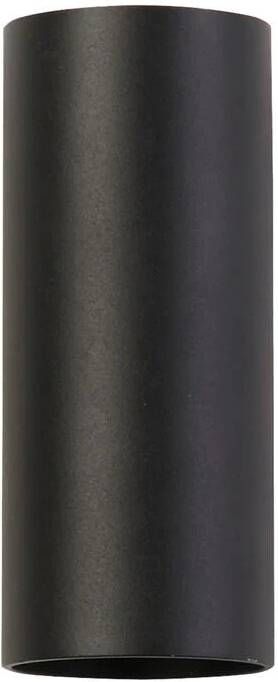 Searchlight Wall Wandlamp Cilinder H 15 4 cm Zwart